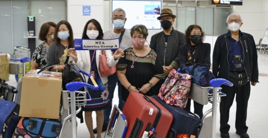 &nbspPitong turista mula U.S. dumating sa Japan sa ika-unang test tour bago mag tourism reopening sa bansa