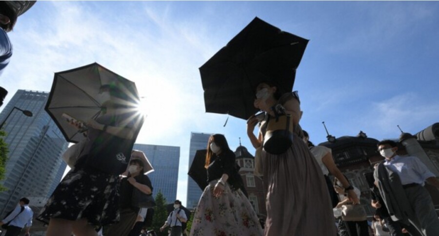 &nbspPinaka-unang 'heatstroke precaution alert' ng 2022 na-issue sa Tokyo noong June 30