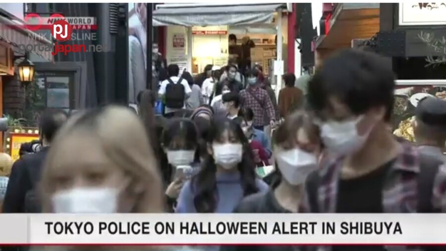 &nbspNaka-alerto ang Tokyo police laban sa Halloween crowd crush sa Shibuya district