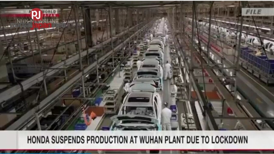 &nbspSinuspinde ng Honda ang operasyon sa planta ng Wuhan dahil sa COVID lockdown