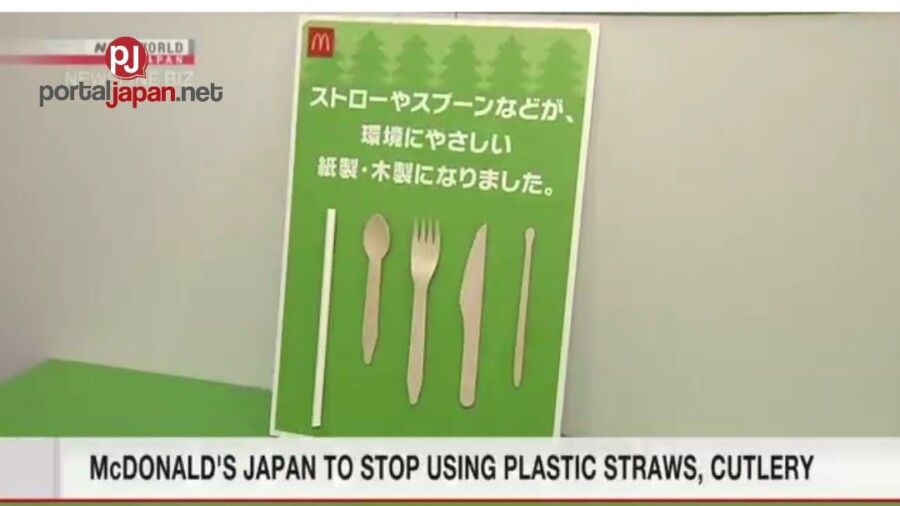 &nbspItigil ng McDonald's Japan ang paggamit ng mga plastic straw at kubyertos